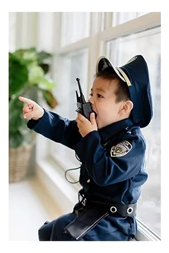 Disfraz Para Niños De Policía Con Accesorios Talla 2t