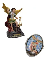Comprar Estatua San Miguel Arcangel Angel + Pastillero (italy)