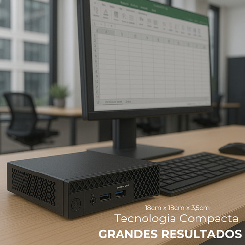 Desktop Mini Dell Core I5 6° Geração 8gb Ddr4 240gb Ssd W10!