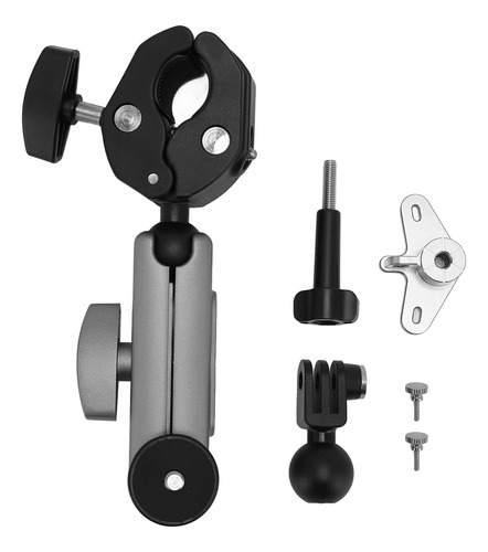 Soporte De Manillar De Bicicleta Y Moto Para 3 Cámaras X4 X3