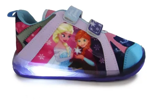 Tenis de frozen con luces new arrivals
