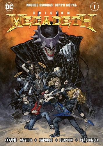 Noches Oscuras Death Metal 1 (edición Megadeth), De Scott Snyder., Vol. Noches Oscuras Death Metal 01 (edición Megadeth). Editorial Ovni Press, Tapa Blanda En Español, 2021
