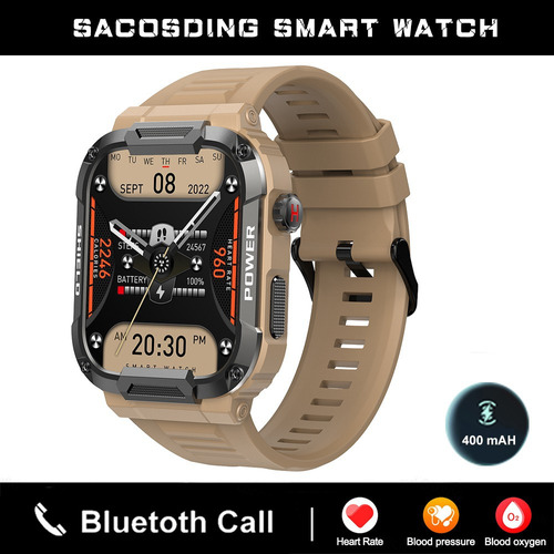 Militar Reloj Inteligente Para Hombre Smartwatch Deportivo