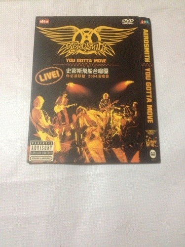 You Gotta Move Aerosmith Película Disco Dvd Importado Japón