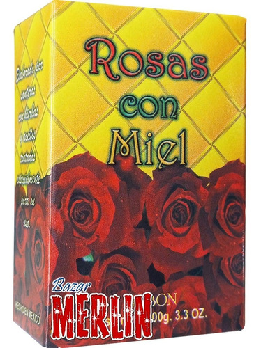 Jabón Rosas Con Miel - Armonía Amor Y Atracción