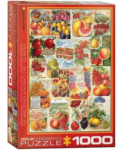Puzzle 1000 Piezas Fruits Seed Catalogue  Eurographics  