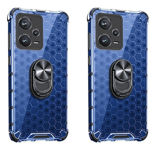 2×funda Diseño De Panales For Xiaomi Poco X5 Pro 5g+ Anillo