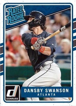 2017 Panini Donruss Baseball 33 Dansby Swanson Tarjeta De No