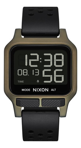 Reloj Hombre Nixon A1320 Cuarzo 38mm Pulso Negro