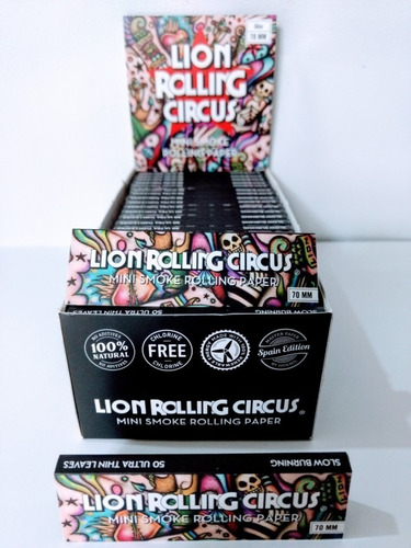 Lion Rolling Circus  Mini Smoke 70mm X 4 Unidades 422grow