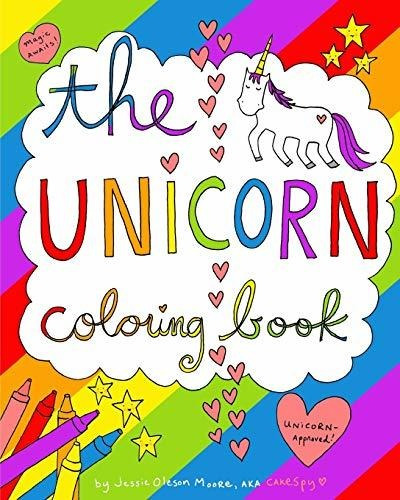 Book : The Unicorn Coloring Book - Moore, Jessie Oleson