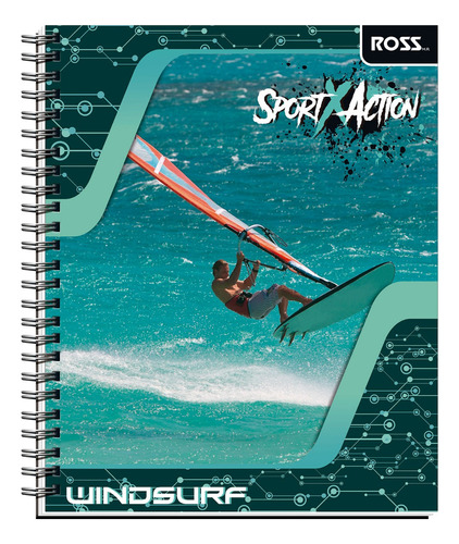 Cuaderno Universitario Pack 5 Sport Action 100 Hojas