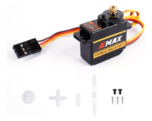 Emax Es08ma Ii 12g Mini Metal Gear Analog Servo Para Modelo
