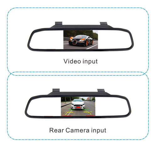 Soporte De Monitor De Espejo Retrovisor Para Cámara De Salpi