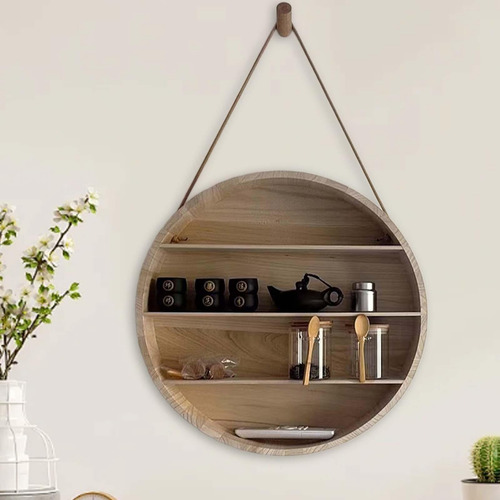 Elegantes Estantes Flotantes De Madera Para La L