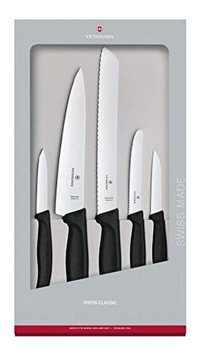 Victorinox Swiss Classic - Juego De Cuchillos De Cocina De 5