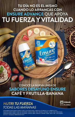 Ensure Advance Shake Sabor Cafe X 220 Ml Café
