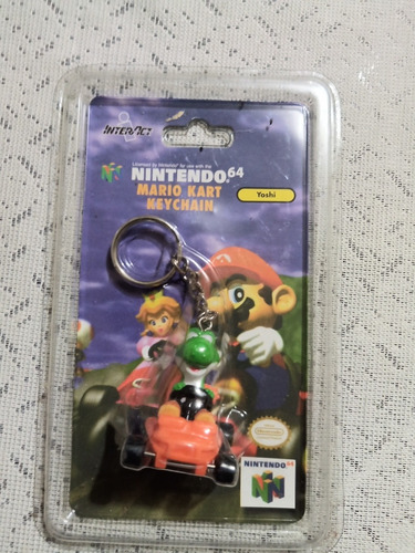 N64 Llavero Mario Kart Yoshi Original *sealed*