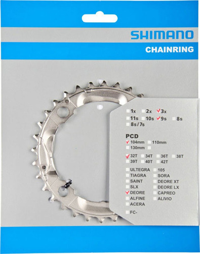 Plato Shimano Deore Fc-m532 32t 104mm Para Bicicleta