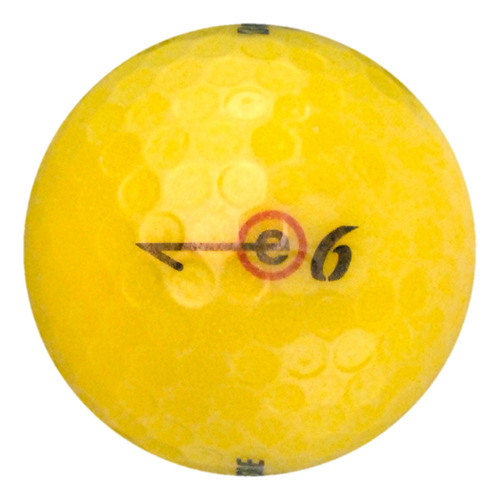 36 Bridgestone E6 Bola Golf (12 Unidades) Color Amarillo 3