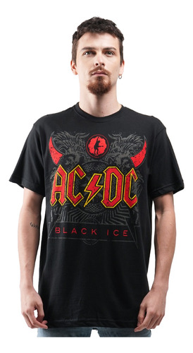 Camiseta Acdc Black Ice Rock Activity