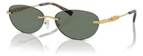 Comprar Óculos De Sol Oval Michael Kors Mk1151 18963h Cor Dourado tartaruga Brilho Armação Dourado tartaruga Brilho Haste Dourado tartaruga Brilho Lente Verde