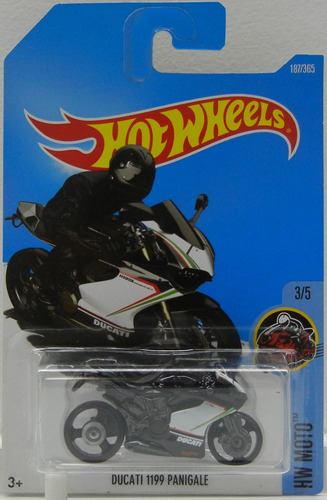 Hot Wheels Moto Ducati 1199 Panigale Negra 187/365 Hw Moto 