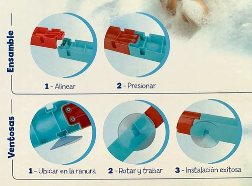 Imagen 2 de 7 de Aquarun Magnific Bath Juego Para El Baño Agua Chico Playking