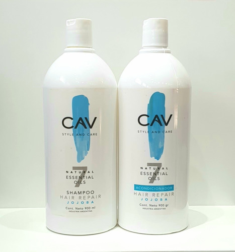 Combo Shampoo + Acondicionador  Hair Repair Cav 900ml