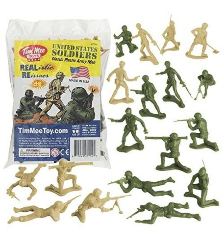 Hombres Del Ejército De Plástico De Timmee - Od Green Qpgfx