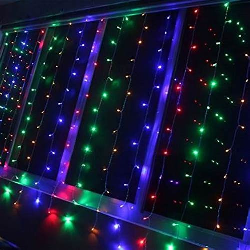 Cortina Luces Navidad Led 3m 1.5 Ancho Multicolor