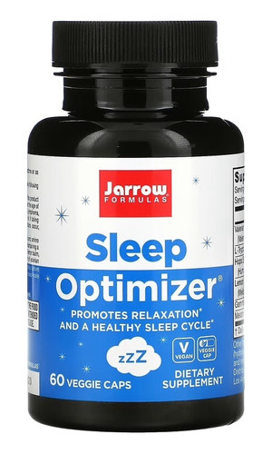 Jarrow Formulas Neuro Sleep Optimizer 60 Capsulas Veganas Sabor Sin Sabor