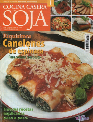 Revistas Cocina Casera Con Soja Pack X3 N°1-2-3 