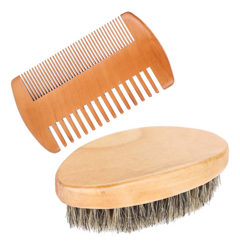 Cepillo De Limpieza De Barba Para Hombre, Bigote Ovalado, Af