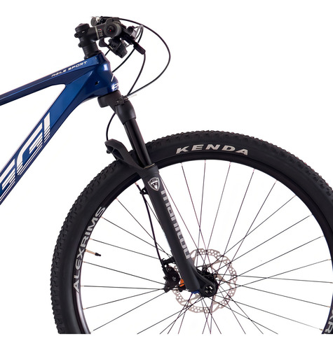 Bicicleta 29 Oggi Agile Sport Carbon Shimano Deore 12v Cor Azul Tamanho Do Quadro 15