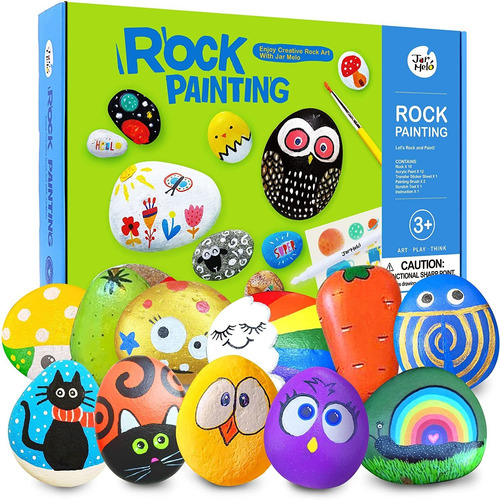 Rock Painting Kits Para Niños Ocultar No Toxico Y Busc...