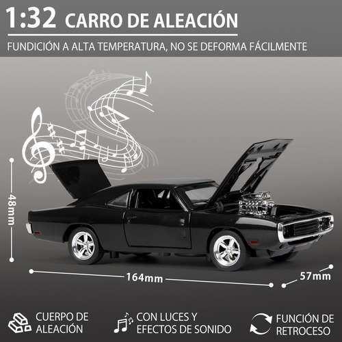 Carros De Colección Rápido Furioso Autos A Escala 1:32 Dodge