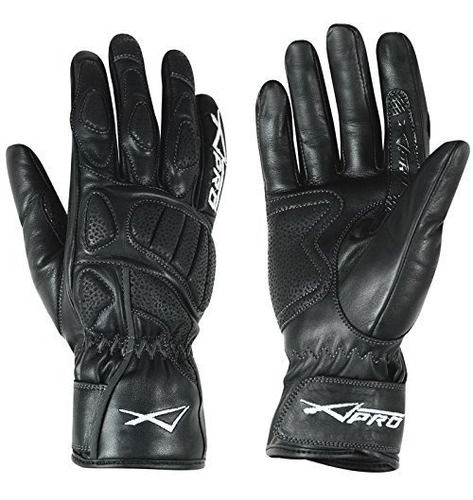 Guantes Para Motocicleta, Guantes De Cuero Con Forro Polar S