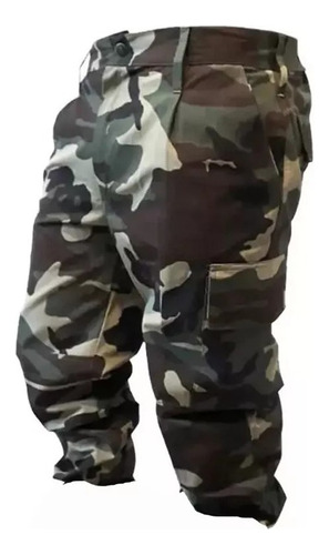 Pantalon Camuflado Selva Tactico Militar Ripstop Caza Pesca