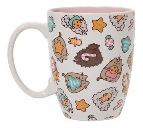 Pusheen Cat Christmas Cookies & Friends Mug Original Y Nueva