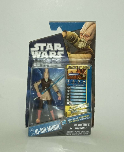 The Clone Wars, Ki-adi-mundi, Cw25, Star Wars, 3.75, 2010 (Usado)