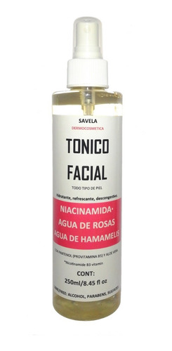 Imagen 1 de 2 de Tónico Facial Con Niacinamida,250ml