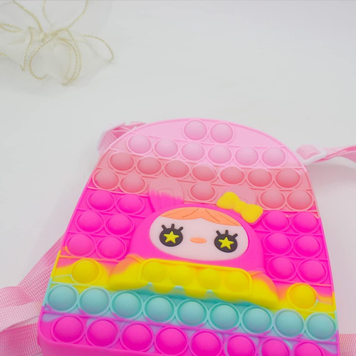 Mochila Nina Silicona Pop Bag - Rosa