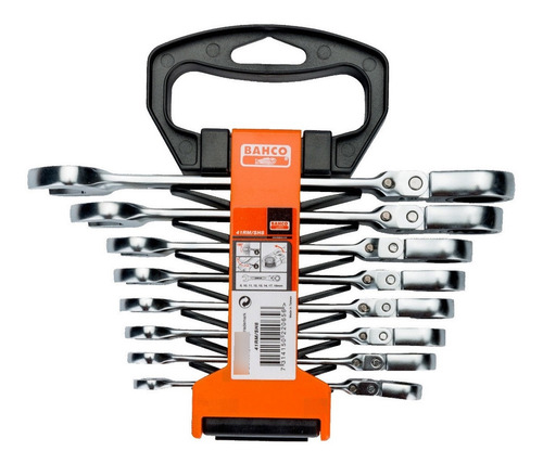 Juego Llaves Ratchet 41rm/sh8 Articulada 8 Pzas 8-19mm
