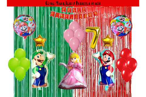 Combo De Globos Super Mario 