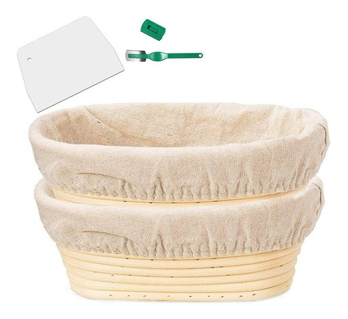 Banneton Proofing Basket - Cesta De Panadería Hecha A Mano