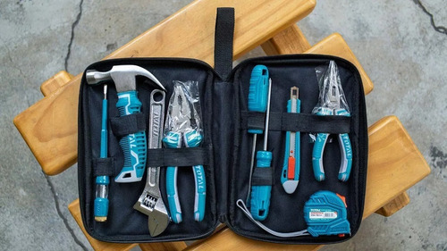 Imagen 3 de 5 de Juego Kit Estuche De Herramientas Total 9 Piezas Completo