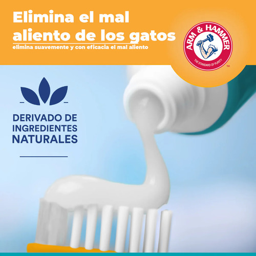 Arm & Hammer Kit Pasta Dental Cepillo Gato Aliento Fresco At