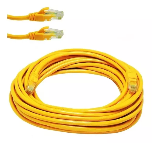 Cable de Red Patchcord Cat5E 20 Metros Conectividad y Redes Cables de Red