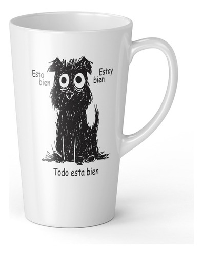 Taza Tazon Mug Perro Estresado 17 Onzas Conica